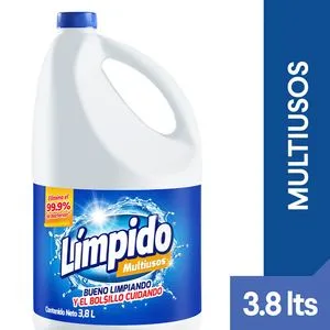 Blanqueador multiusos Límpido original x3800ml